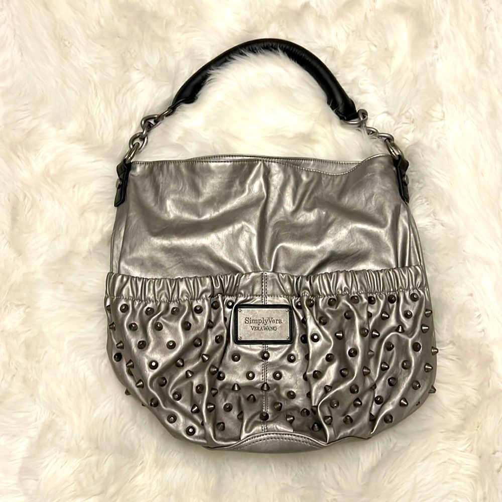 Simply Vera.. Vera Wang..  Never Used.. Grey with silver studs on front…